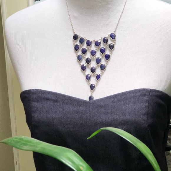 SOLD ! Sapphire necklace - Picture 3 of 7